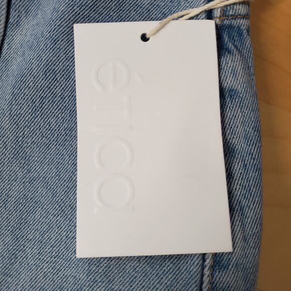 Etica Ingrid Split Skirt Maxi Jean Arcadia Denim Blue Organic Cotton Size 30 NEW - Picture 10 of 14